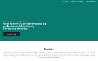 Screenshot af forebygskade.dk