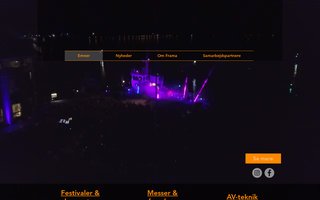 Screenshot af framamusic.dk