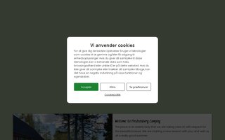 Screenshot af fredensborgcamping.dk