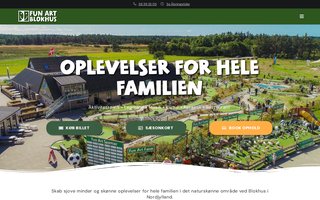 Screenshot af funart.dk