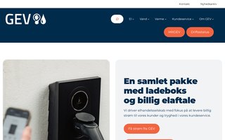 Screenshot af gev.dk