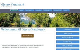 Screenshot af gjessoevand.dk