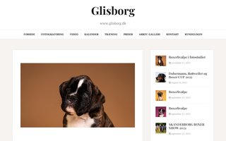 Screenshot af glisborg.dk