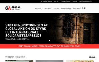 Screenshot af globalaktion.dk