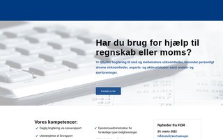 Screenshot af havdruprevision.dk