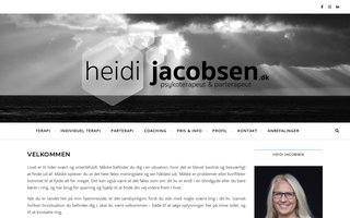 Screenshot af heidijacobsen.dk