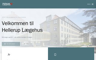 Screenshot af helleruplaegehus.dk