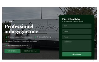 Screenshot af hhanlaeg.dk