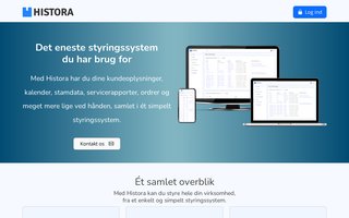 Screenshot af histora.dk
