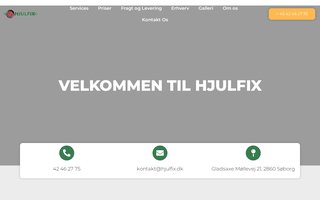 Screenshot af hjulfix.dk