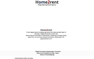Screenshot af home2rent.dk