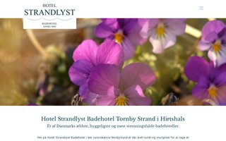 Screenshot af hotelstrandlyst.dk