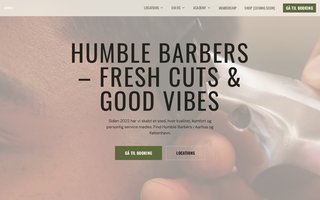 Screenshot af humblebarbers.dk