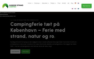 Screenshot af hundigestrandcamping.dk