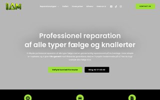 Screenshot af iampowdercoating.dk