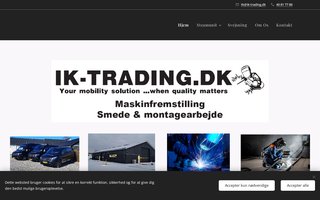 Screenshot af ik-trading.dk