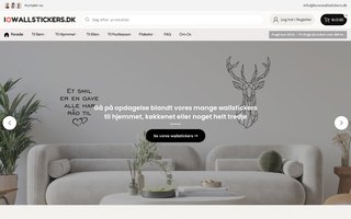Screenshot af ilovewallstickers.dk