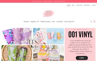 Screenshot af jtscrafts.dk