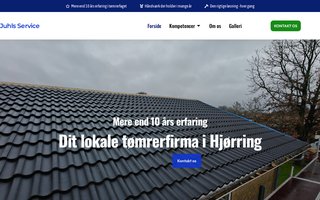 Screenshot af juhls-service.dk