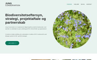 Screenshot af jung-conservation.dk