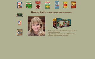 Screenshot af karenabrahamsen.dk