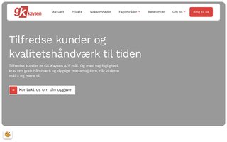 Screenshot af kaysen.dk