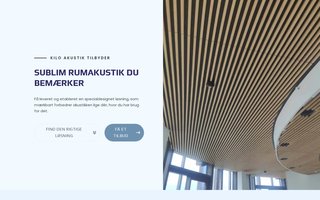Screenshot af kiloakustik.dk