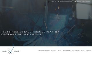 Screenshot af kvalitetsstemplet.dk