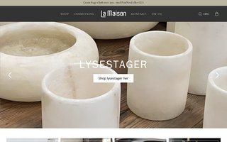 Screenshot af lamaison.dk