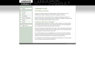 Screenshot af language-consult.dk