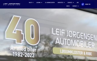 Screenshot af leif-biler.dk