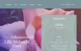Screenshot af lillemalundshave.dk