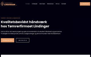 Screenshot af lindingeraps.dk