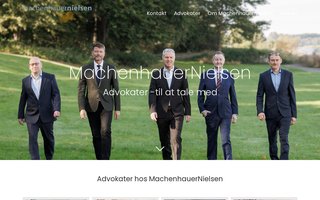 Screenshot af machenhauernielsen.dk