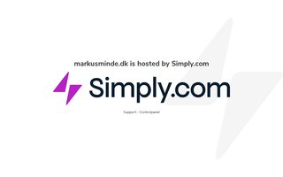 Screenshot af markusminde.dk