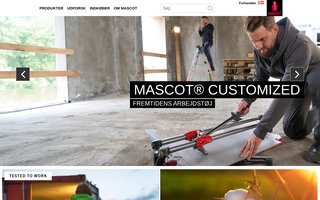 Screenshot af mascot.dk