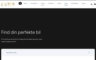 Screenshot af mtk-group.dk