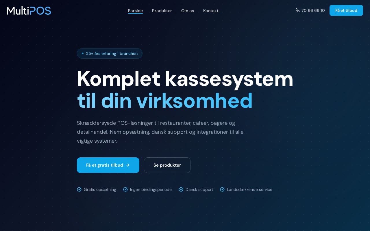 Screenshot af multipos.dk