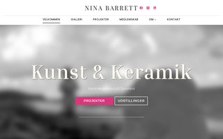 Screenshot af ninabarrett.dk