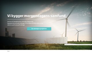Screenshot af niras.dk