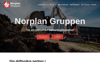 Screenshot af norplan.dk