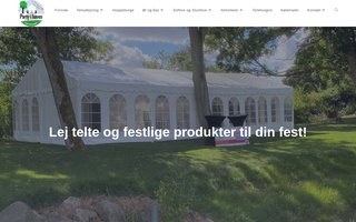 Screenshot af partyihaven.dk