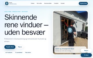Screenshot af pletfrivinduespolering.dk