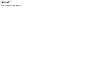 Screenshot af radionordfm.dk