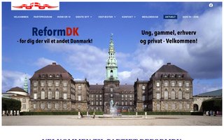 Screenshot af reformdk.dk