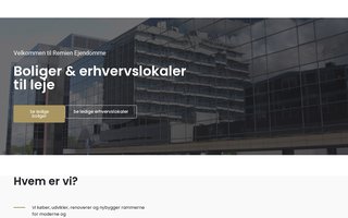 Screenshot af remien-ejendomme.dk