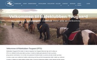 Screenshot af rideklubben-tougaard.dk