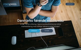 Screenshot af rocapress.dk