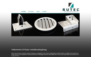 Screenshot af rutec.dk