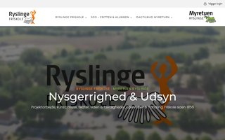 Screenshot af ryslingefriskole.dk